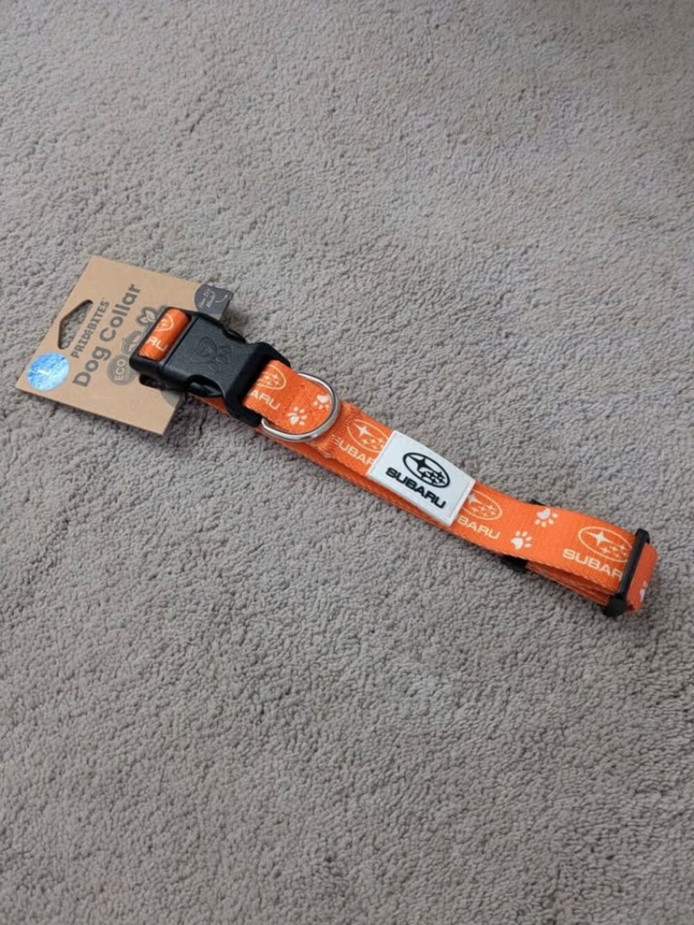 Subaru Pride Bites Dog Collar Adjustable Large 18-26"